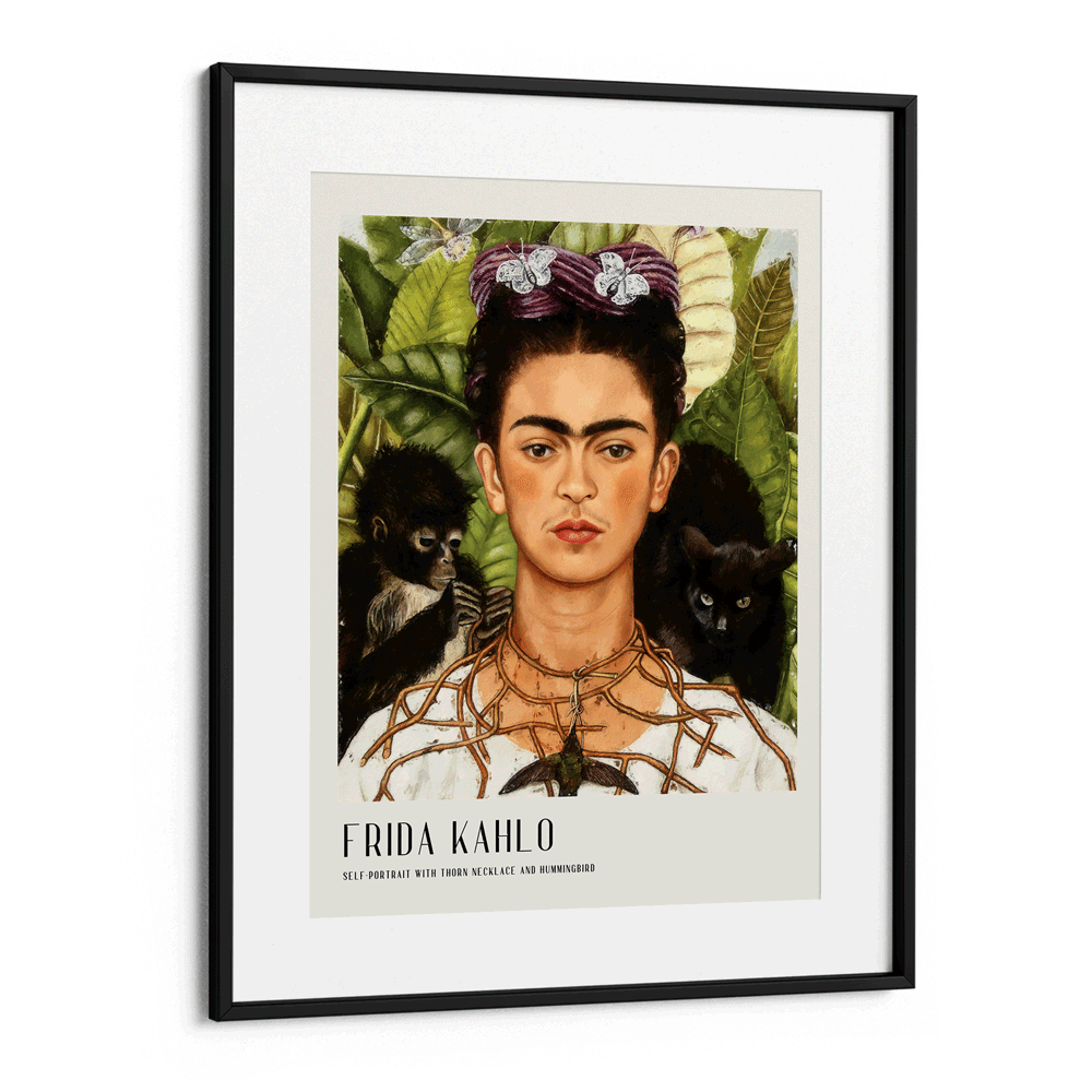 Frida Kahlo - Self-Portrait with Thorn Necklace and Hummingbird (1940) Nook At You  