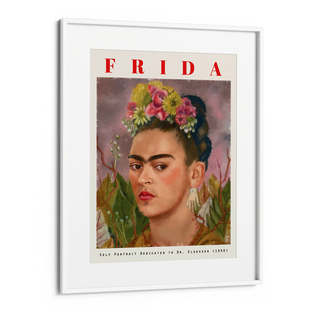 Frida Kahlo - Self Portrait, Dedicated to Dr Eloesser (1940) Nook At You  