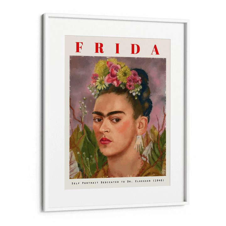 Frida Kahlo - Self Portrait, Dedicated to Dr Eloesser (1940) Nook At You  
