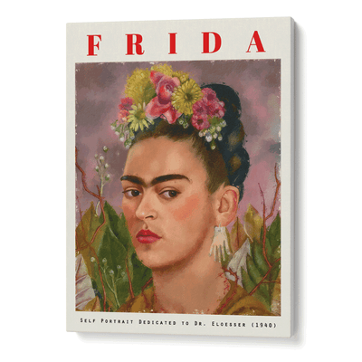 Frida Kahlo - Self Portrait, Dedicated to Dr Eloesser (1940) Nook At You Canvas Gallery Wrap