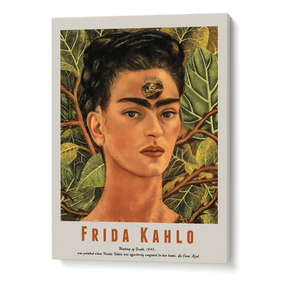 Frida Kahlo - Thinking Of Death (1943) Nook At You Canvas Gallery Wrap