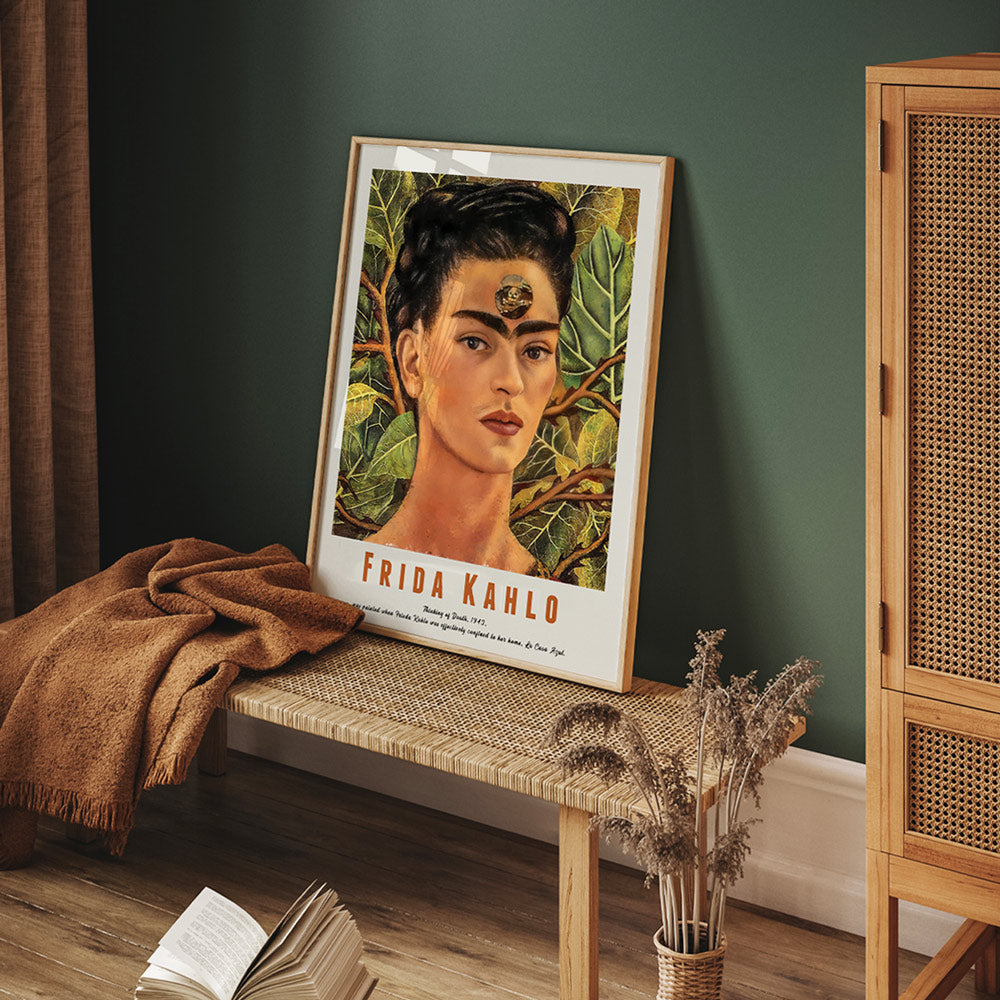 Frida Kahlo - Thinking Of Death (1943) Nook At You Matte Paper Rolled Art