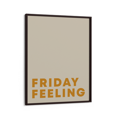 Friday Feeling Nook At You Matte Paper Black Frame