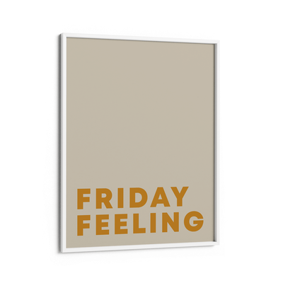 Friday Feeling Nook At You Matte Paper White Frame
