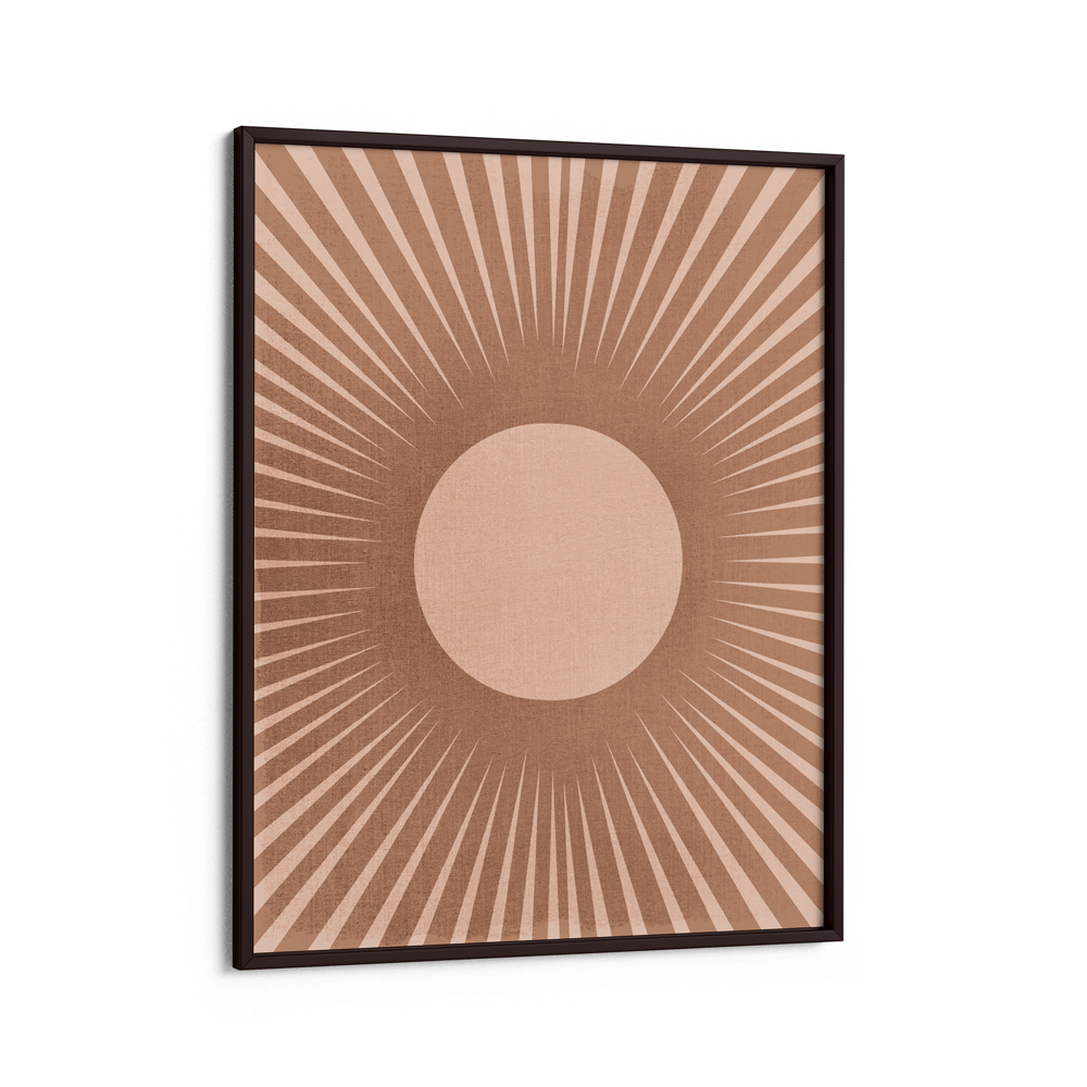 Bohemian Rays Nook At You Matte Paper Black Frame