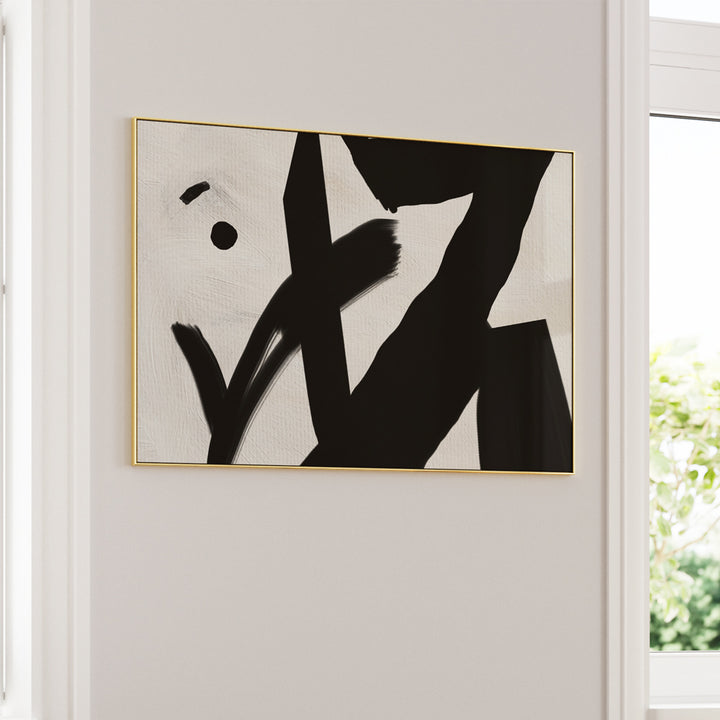 Guide Abstract Wall Art-Gold Metal Frame-Nook At You