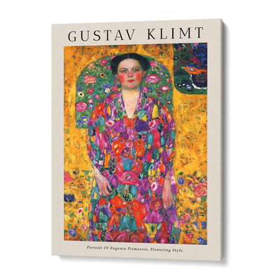 Gustav Klimt - The Portrait Of Eugenia Primavesi Nook At You Canvas Gallery Wrap