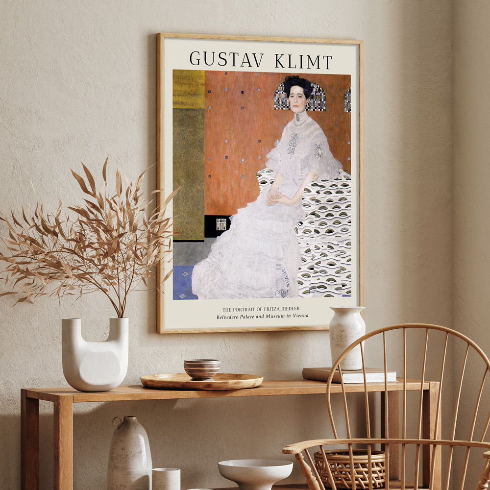 Gustav Klimt - The Portrait Of Fritza Riedler Nook At You Matte Paper Rolled Art