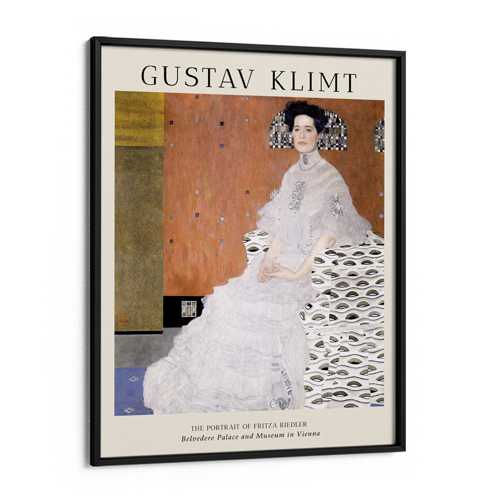 Gustav Klimt - The Portrait Of Fritza Riedler Nook At You Matte Paper Black Frame