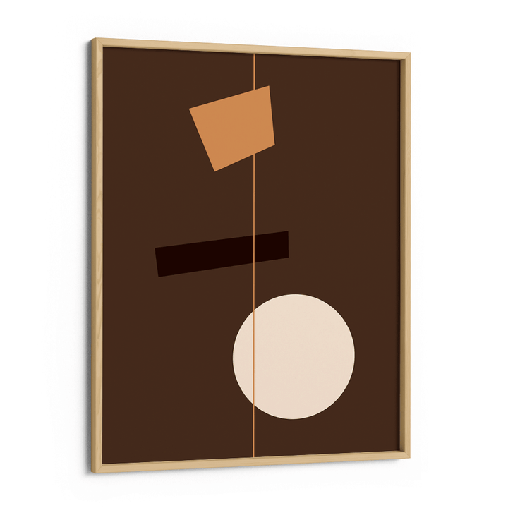 Art & Geometry - II Abstract Painting-Wooden Frame-Nook At You