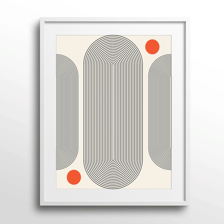 Geometric Capsule - I Abstract Painting-Nook At You