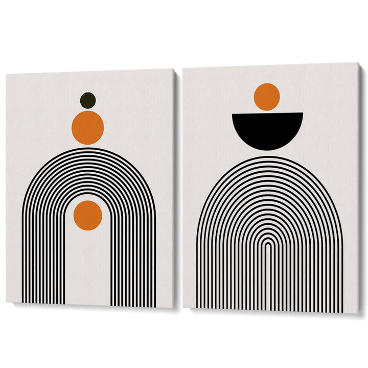 Geometric Set of 2-Gallery Wrap-Nook At You