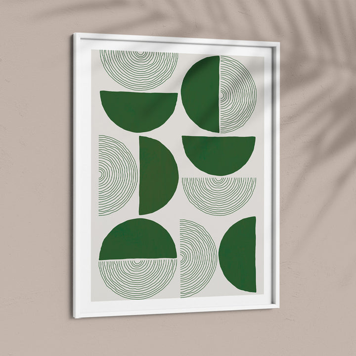 Passage - Green Abstract Painting-Nook At You