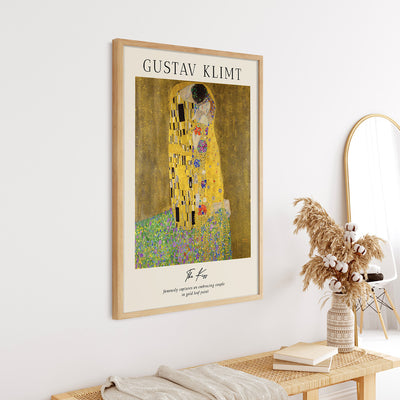 Gustav Klimt - The Kiss Nook At You Matte Paper Rolled Art