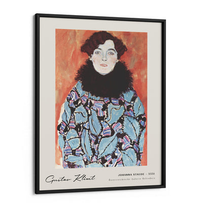 Gustav Klimt - Johanna Staude 5551 Nook At You Matte Paper Black Frame