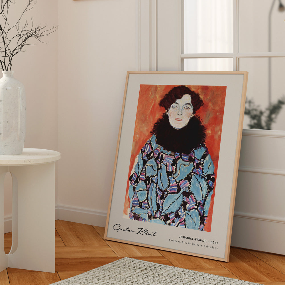 Gustav Klimt - Johanna Staude 5551 Nook At You Matte Paper Rolled Art