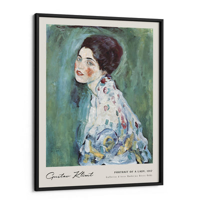 Gustav Klimt - Portrait Of A Lady 1917 Nook At You Matte Paper Black Frame