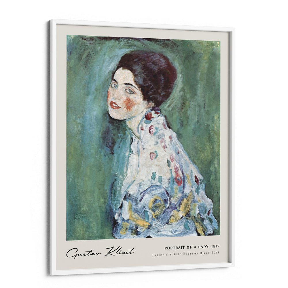 Gustav Klimt - Portrait Of A Lady 1917 Nook At You Matte Paper White Frame