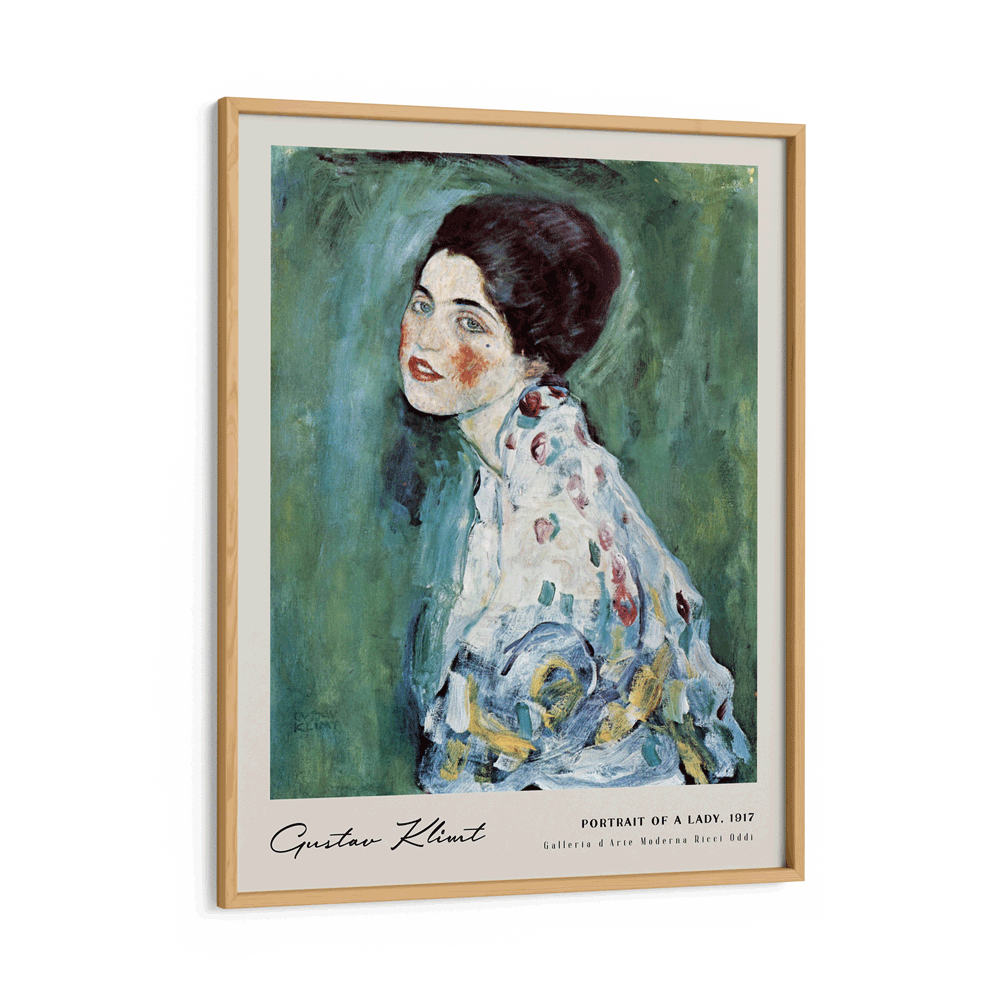 Gustav Klimt - Portrait Of A Lady 1917 Nook At You Matte Paper Wooden Frame