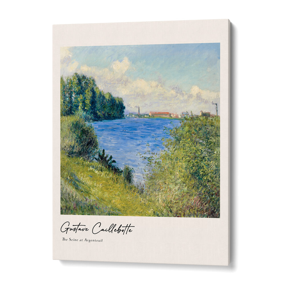 Gustave Caillebotte - The Seine At Argenteuil Nook At You Canvas Gallery Wrap