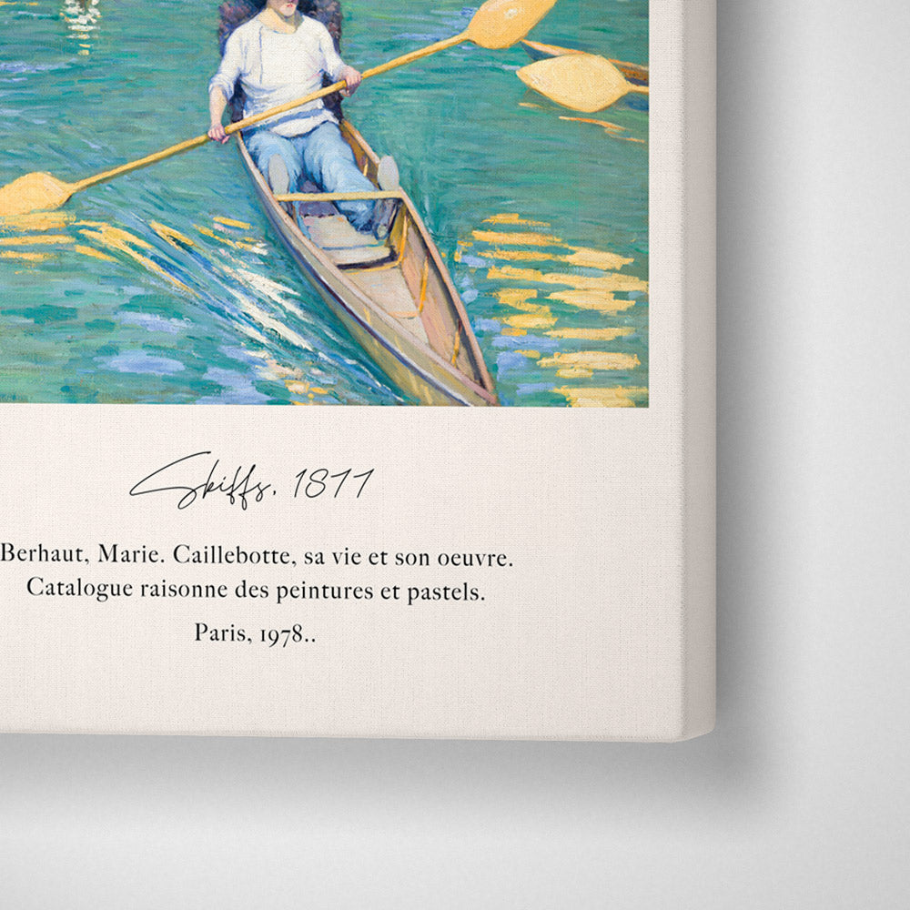 Gustave Caillebotte - Skiffs 1877 Nook At You  