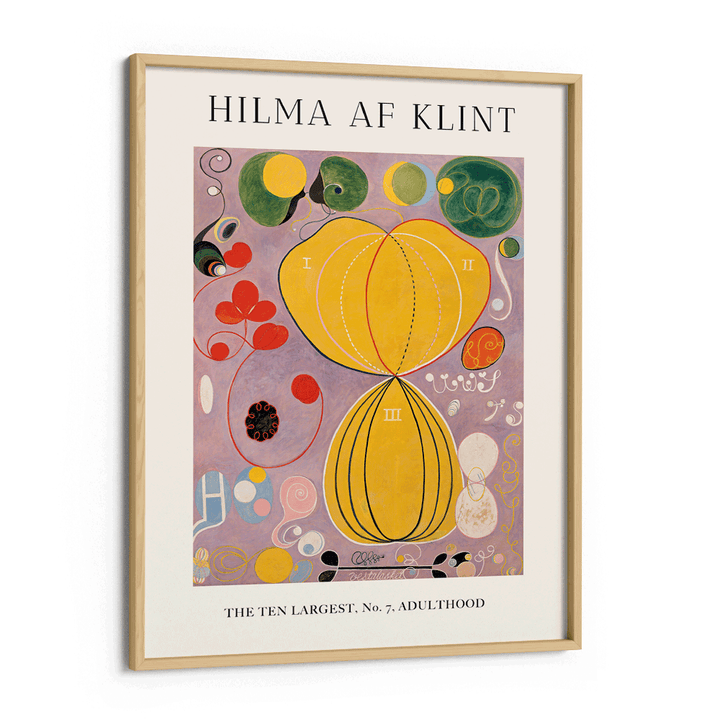 Hilma AF Klint - No. 7 Adulthood Nook At You Matte Paper Wooden Frame