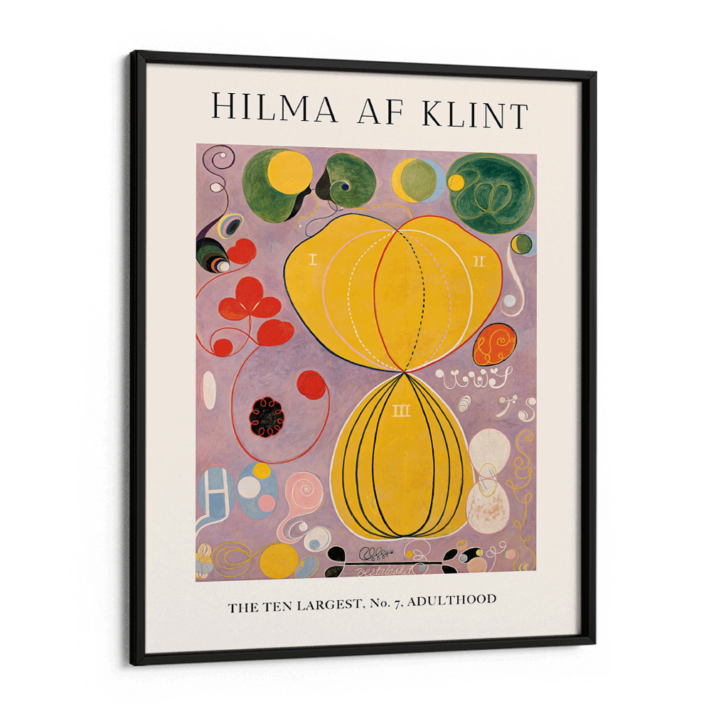 Hilma AF Klint - No. 7 Adulthood Nook At You Matte Paper Black Frame