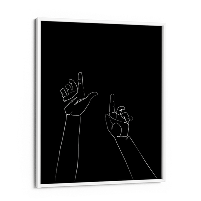 Silent Stretch - Black Nook At You Matte Paper White Frame