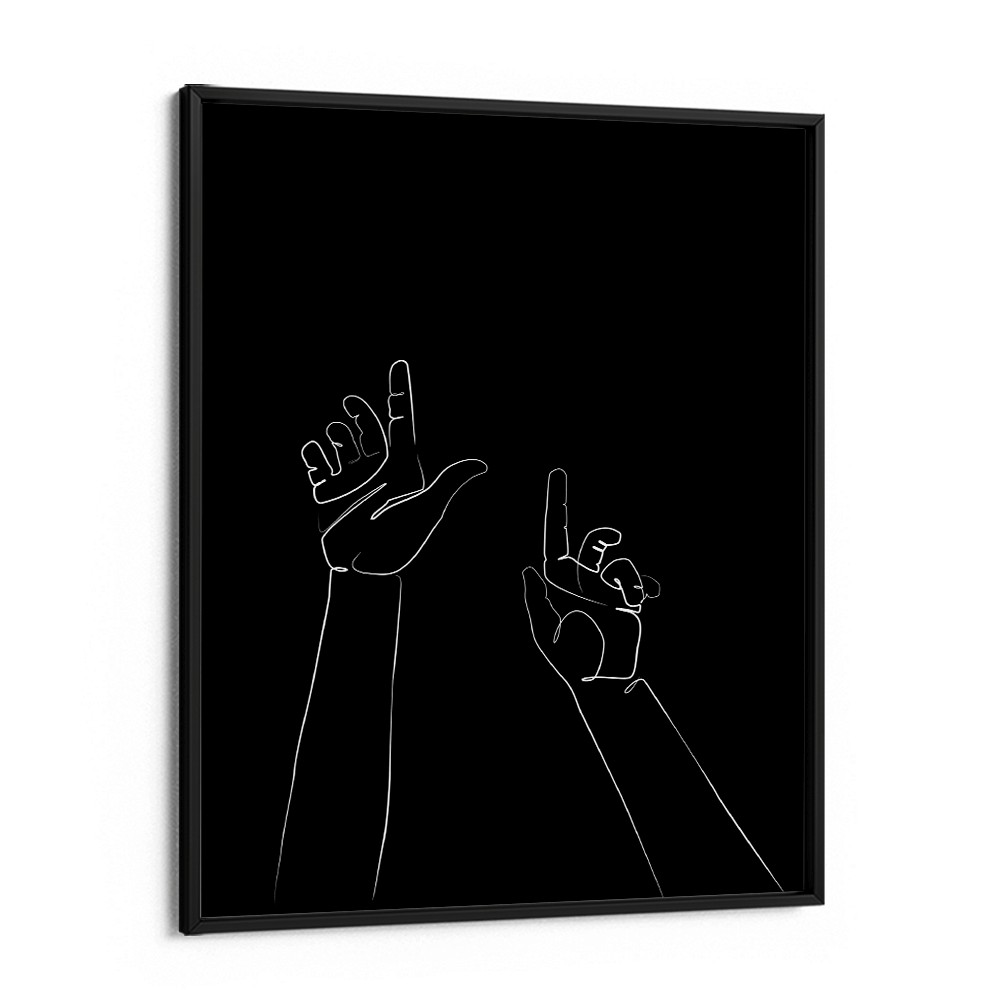 Silent Stretch - Black Nook At You Matte Paper Black Frame