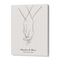 Personalized Line Art - Clasp (Beige)
