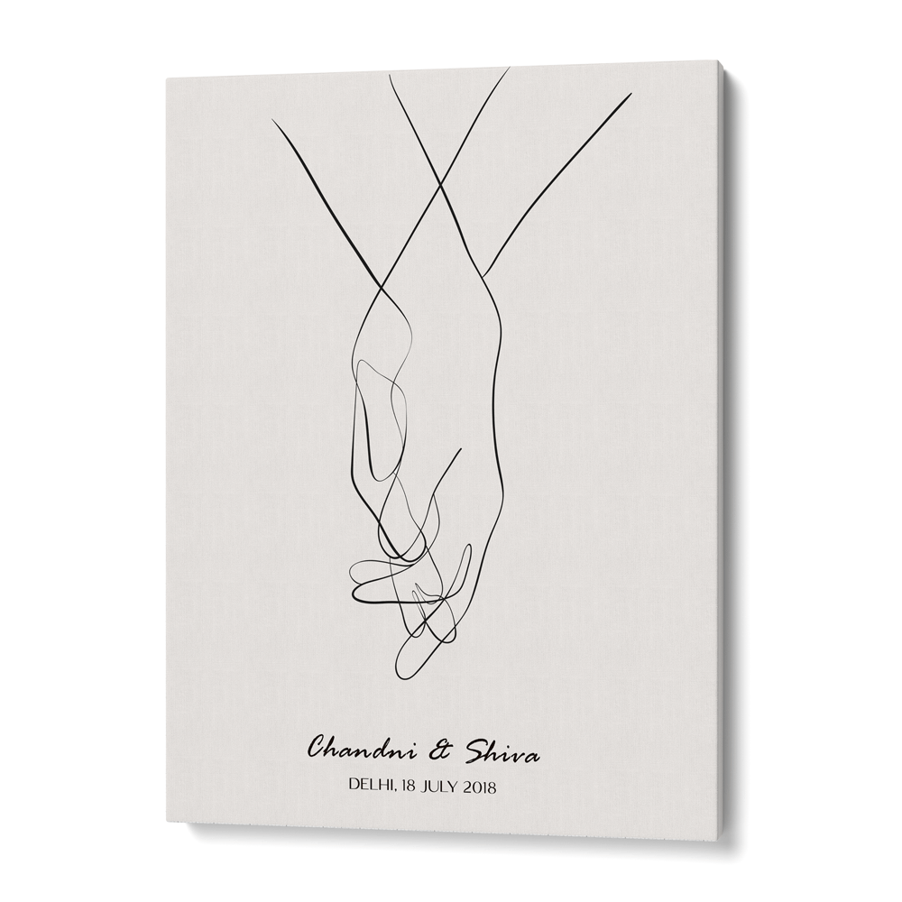 Personalized Line Art - Clasp (Beige) Nook At You  