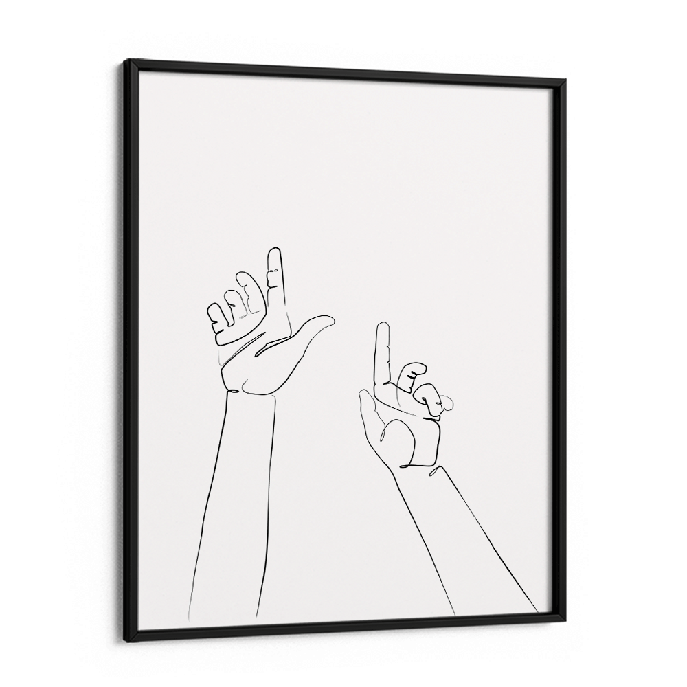 Silent Stretch - White Nook At You Matte Paper Black Frame