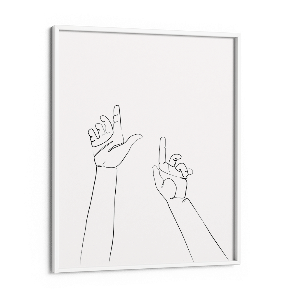 Silent Stretch - White Nook At You Matte Paper White Frame