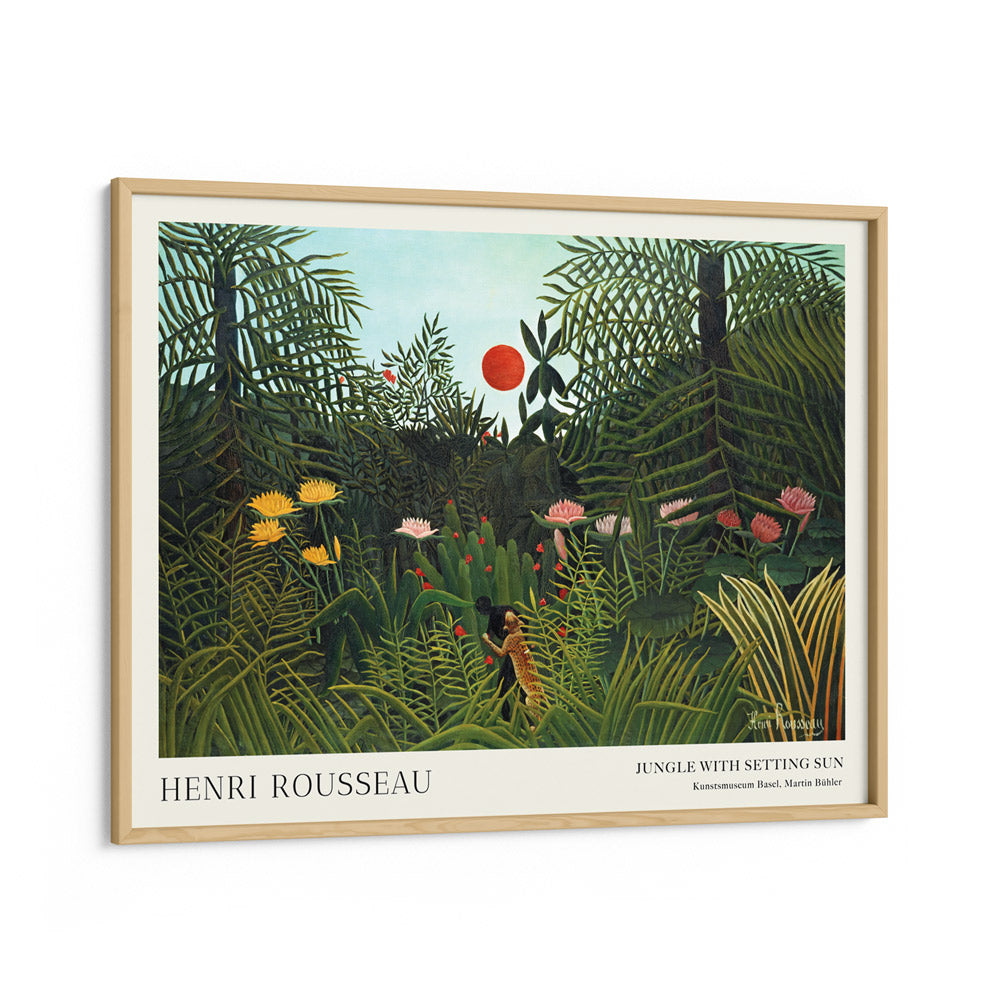 Henri Rousseau - Jungle Nook At You Matte Paper Wooden Frame