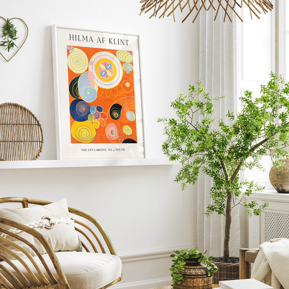 Hilma AF Klint - No. 3 Youth Nook At You Matte Paper Rolled Art