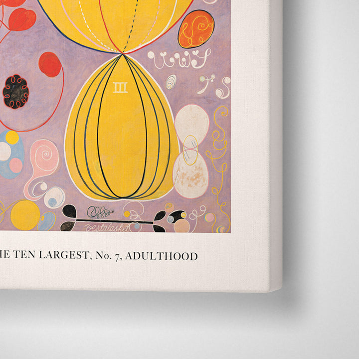 Hilma AF Klint - No. 7 Adulthood Nook At You Canvas Gallery Wrap