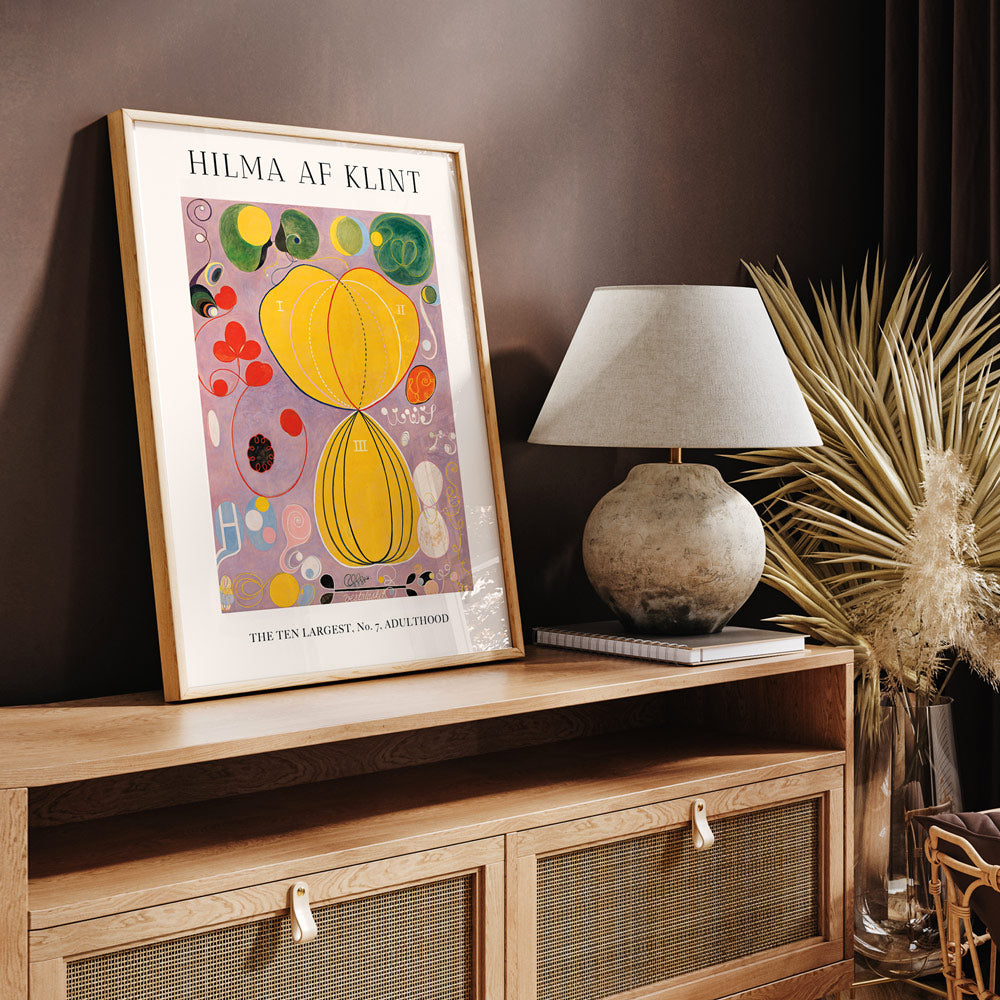 Hilma AF Klint - No. 7 Adulthood Nook At You Matte Paper Rolled Art