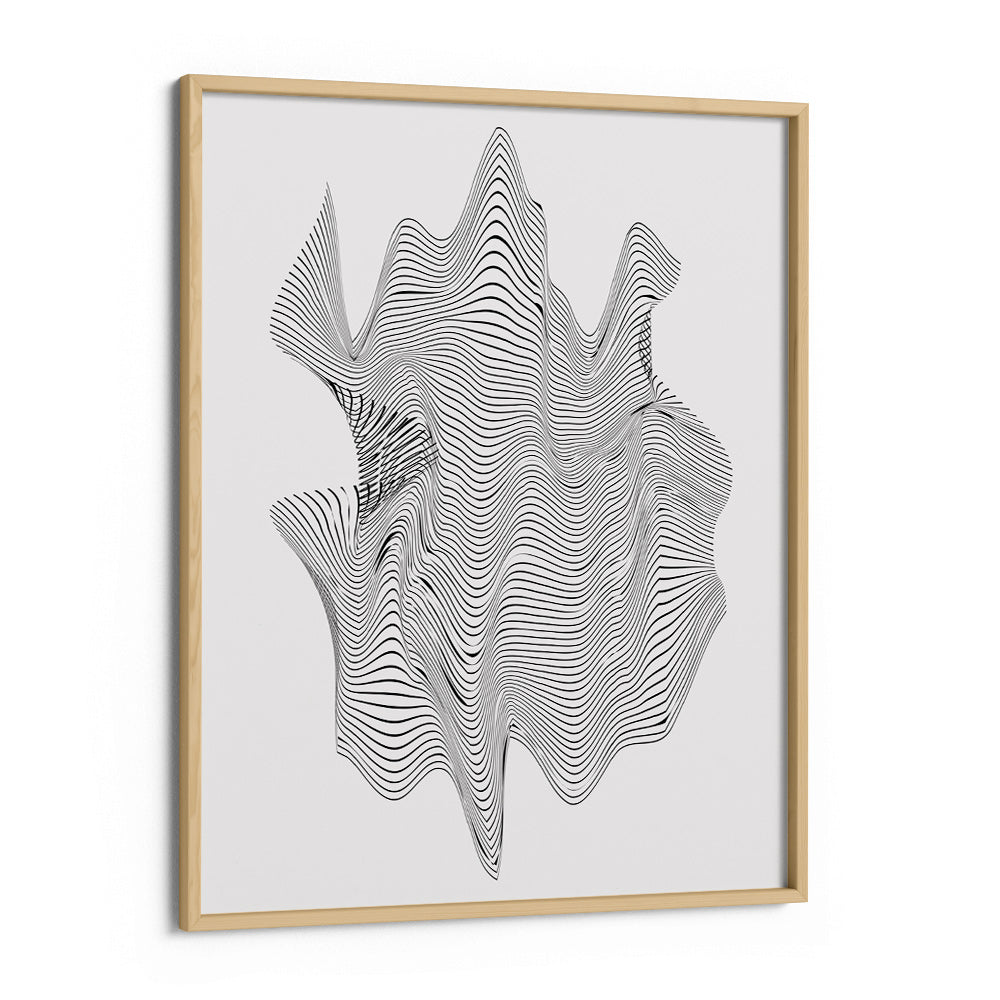 Illusion - II Abstract Painting-Wooden Frame-Nook At You