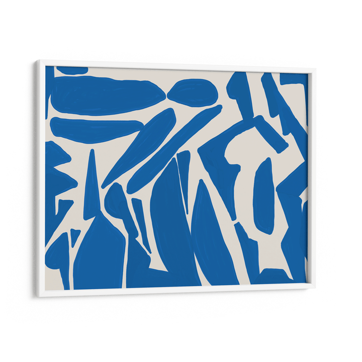 Voyage Abstract Art Paintings-White Frame-Nook At You