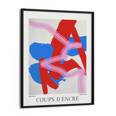 Pink Strokes Nook At You Matte Paper Black Frame