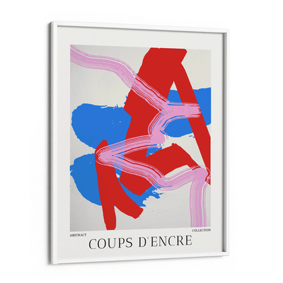 Pink Strokes Nook At You Matte Paper White Frame