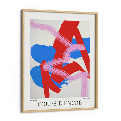 Pink Strokes Nook At You Matte Paper Wooden Frame