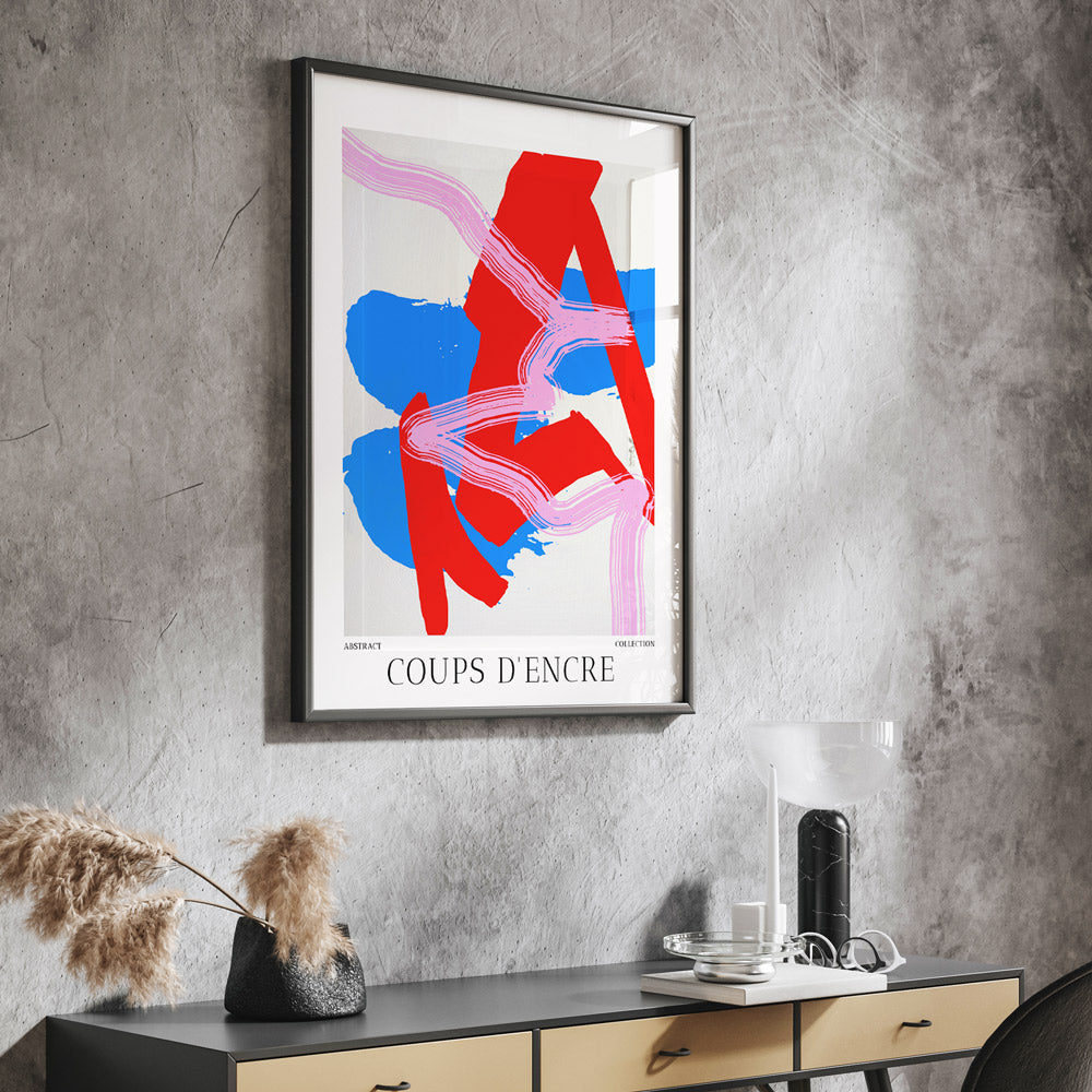 Pink Strokes Nook At You Matte Paper Rolled Art