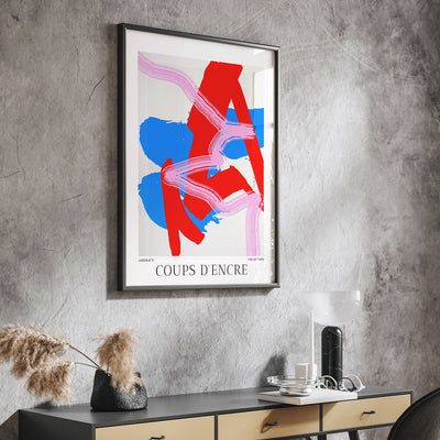 Pink Strokes Nook At You Matte Paper Rolled Art