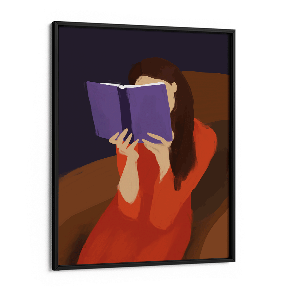 Bookworm Nook At You Matte Paper Black Frame