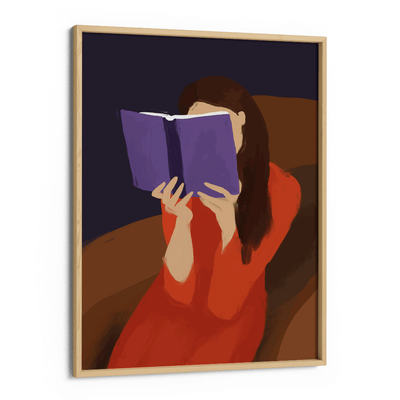 Bookworm Nook At You Premium Luster Paper Wooden Frame