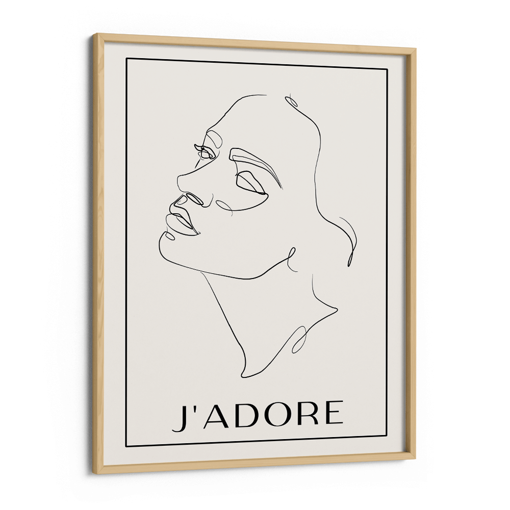 J'Adore Nook At You Matte Paper Wooden Frame