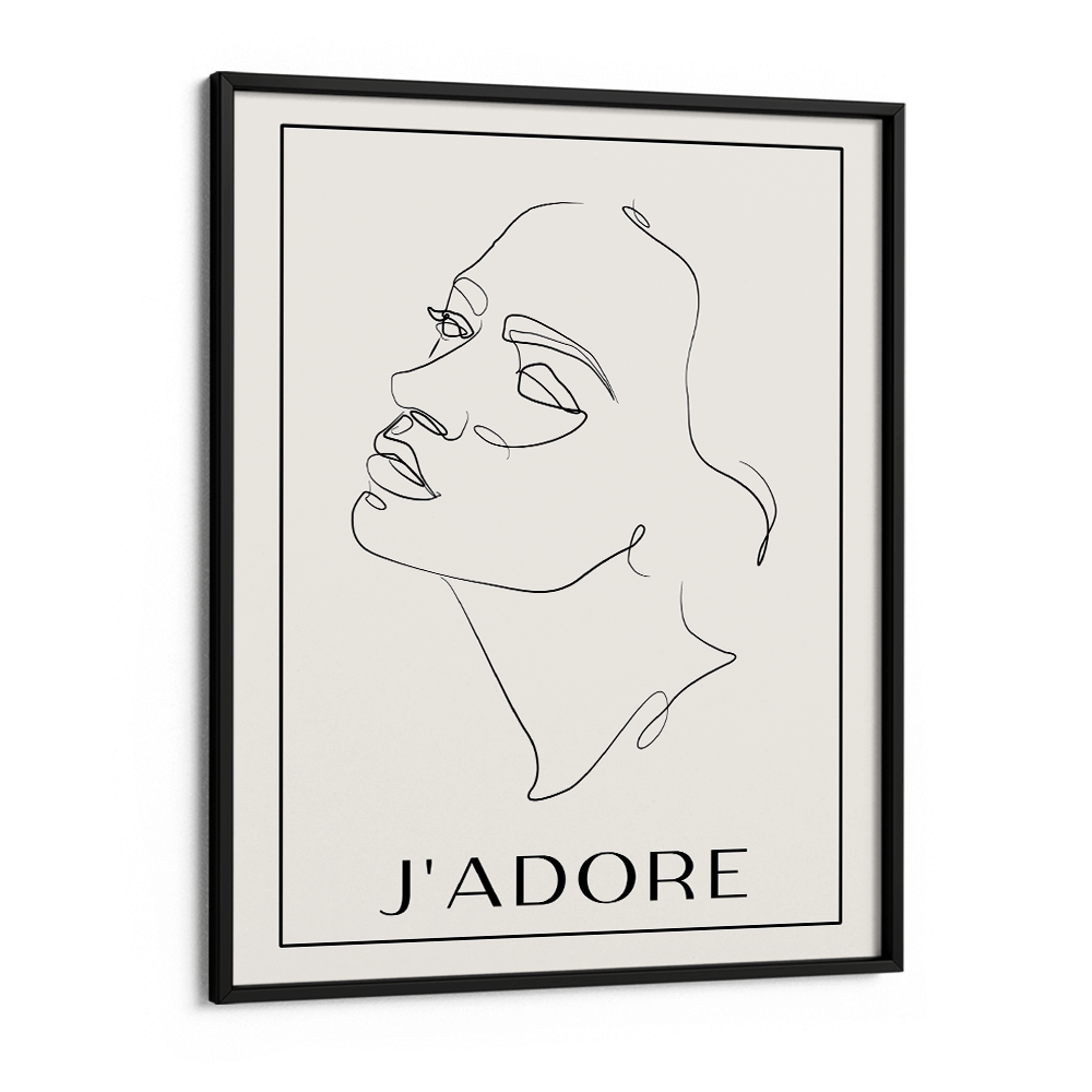 J'Adore Nook At You Matte Paper Black Frame