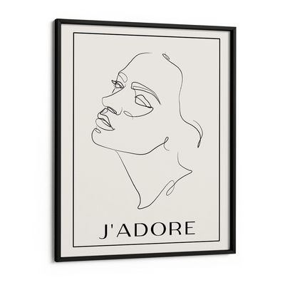 J'Adore Nook At You Matte Paper Black Frame