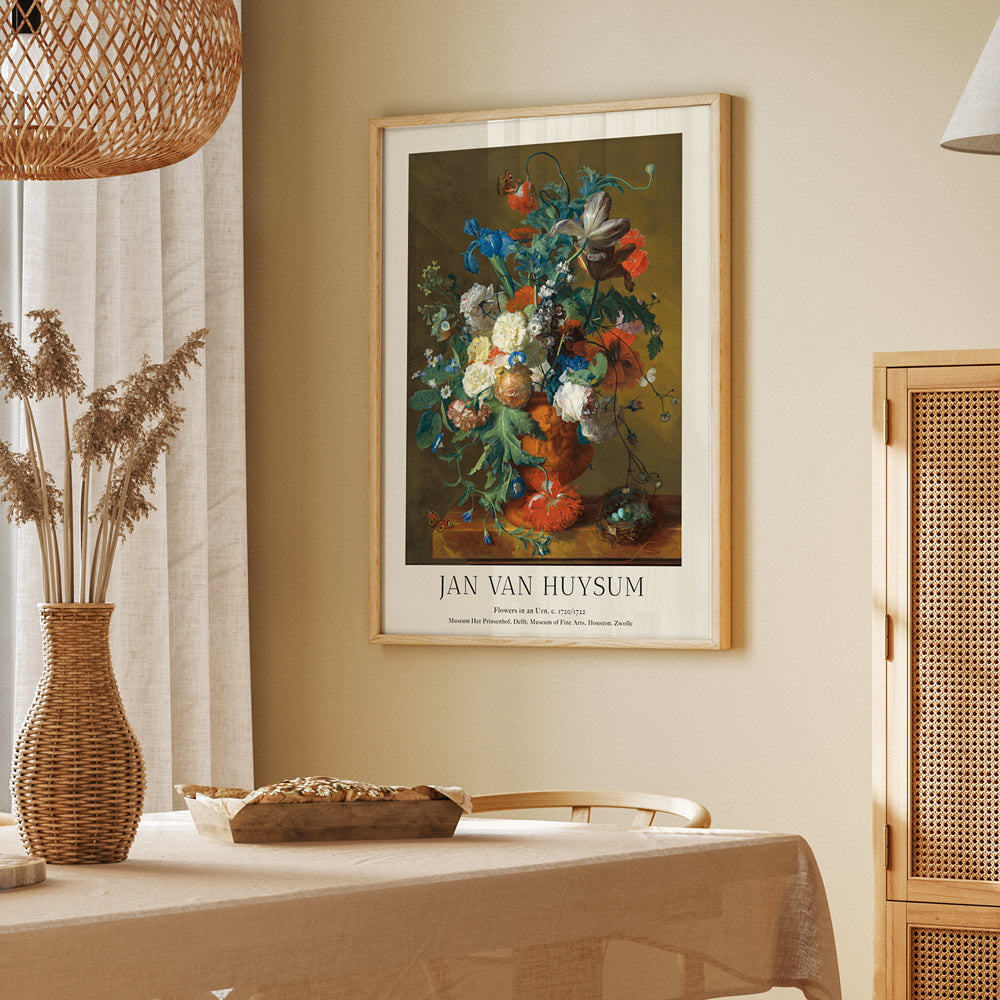 Jan Van Huysum - Flowers In An Urn Nook At You Matte Paper Rolled Art